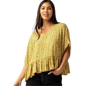 O'Neill Wynde Floral Top Women's Medium